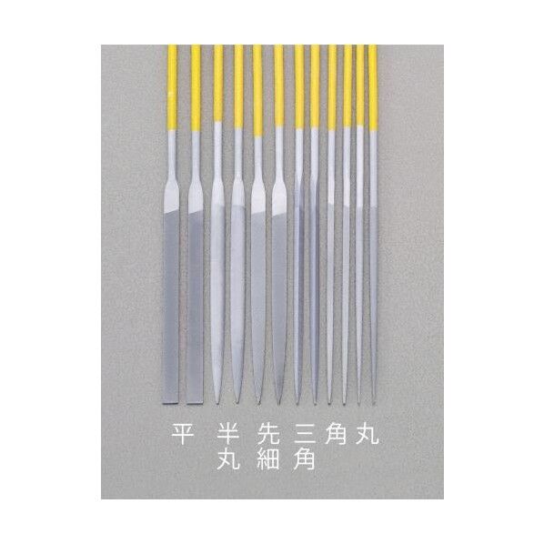 精密やすり(丸/チタンコート/粗目) 180mm EA521VE-6A 1