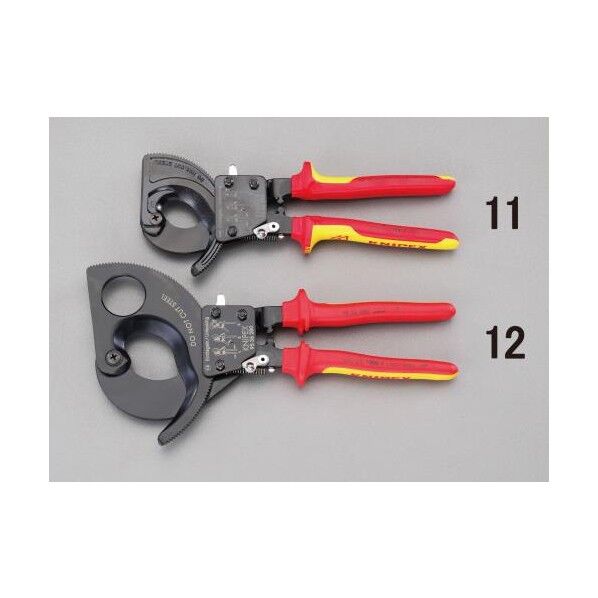 絶縁ケーブルカッター(ラチェット式/1000V) 32mm EA585KR-11