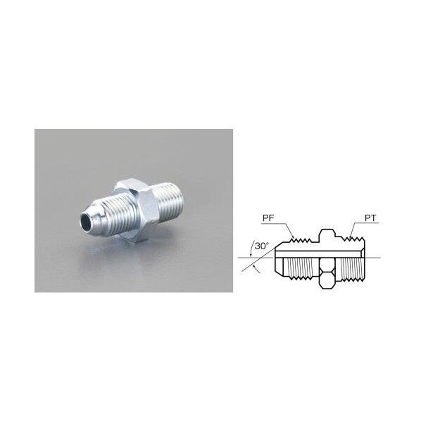 油圧用ニップル PF1/4 ×PT1/4 EA425GB-2 1