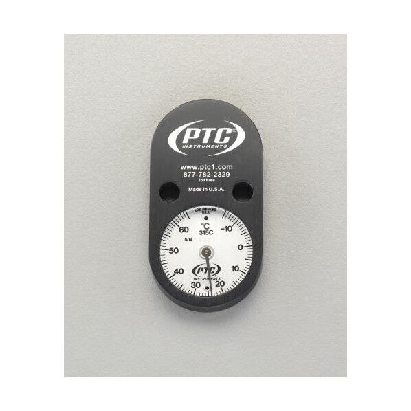 -30/+70℃ボンベ用表面温度計 57(W)×14(D)×108(H)mm EA722YV-1 1