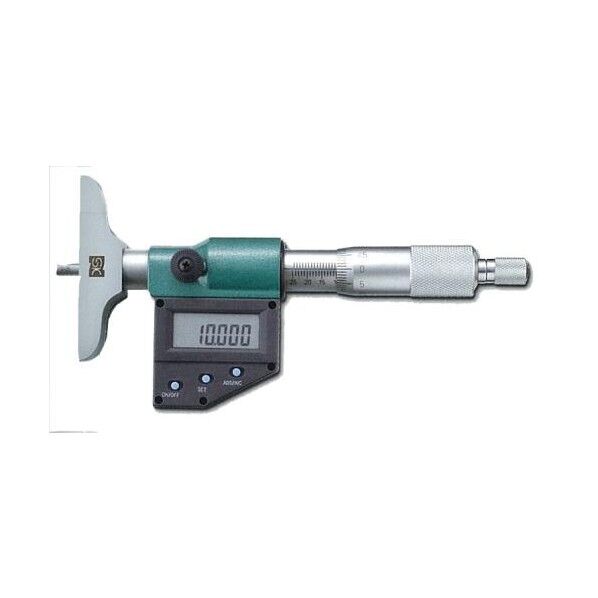 0-25mm/63mmデプスマイクロメーター(デジタル) EA725FE-5 1