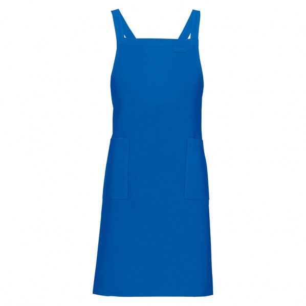 ワイドエプロン 006ブルー F 8657 1枚