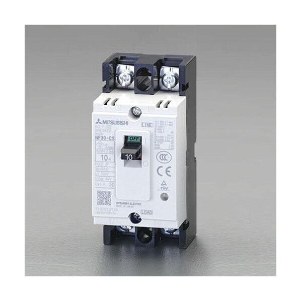 240V/60A/2極ノーヒューズ遮断器(フレーム50)