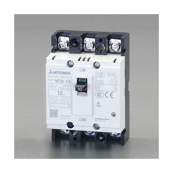 240V/15A/3極ノーヒューズ遮断器(フレーム50)