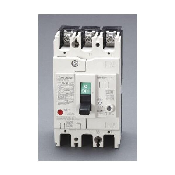 AC100-240V/50A/3極漏電遮断器(フレーム50)