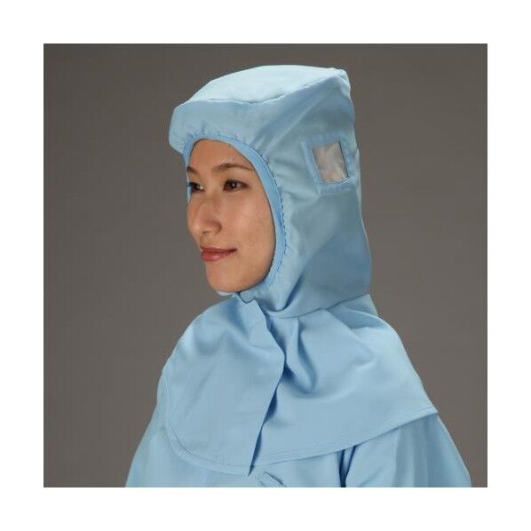 クリーンルーム用清涼キャップ(クラス1-10万対応) M 青 EA915ED-1