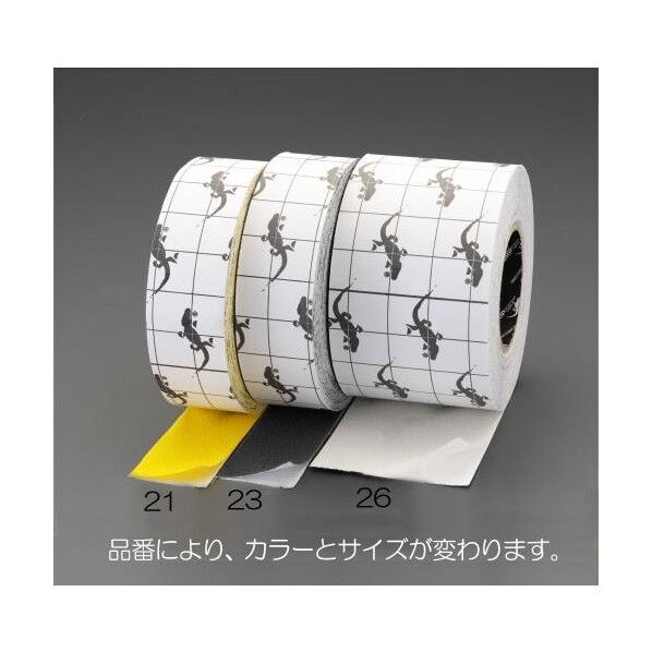 100mmx18.3m滑り止めテープ 黄 EA944DA-22
