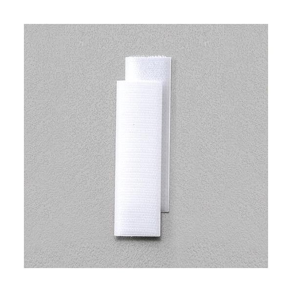 25x100mmPP用マジックテープ(粘着付) 25×100mm 2 ホワイト EA944MB-51