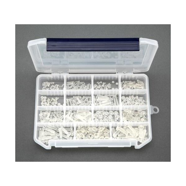 M2xM6鍋頭小ねじセット(ポリカーボネート)