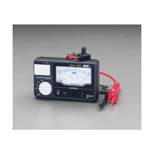 アナログ絶縁抵抗計(3レンジ)