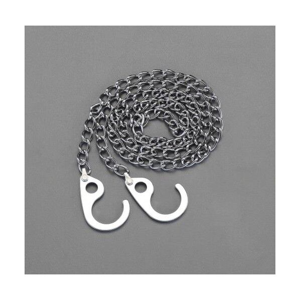 マンテルチェーン(両端フック付) 2.6mmx1m EA980TW-1