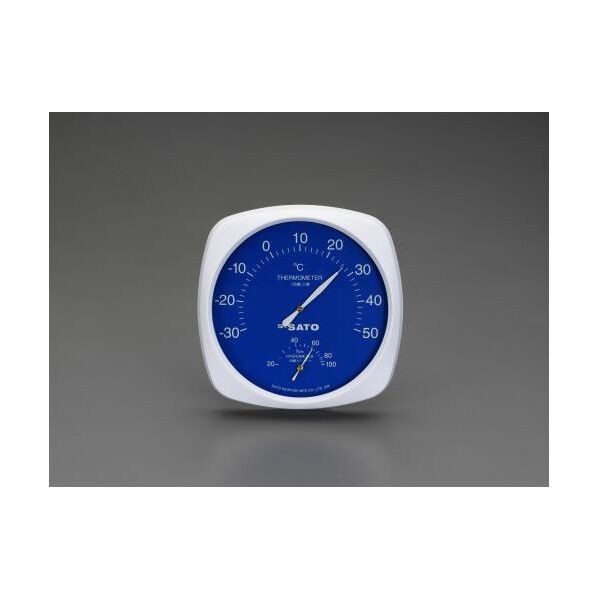 温度・湿度計 180×180×35mm EA728EB-27