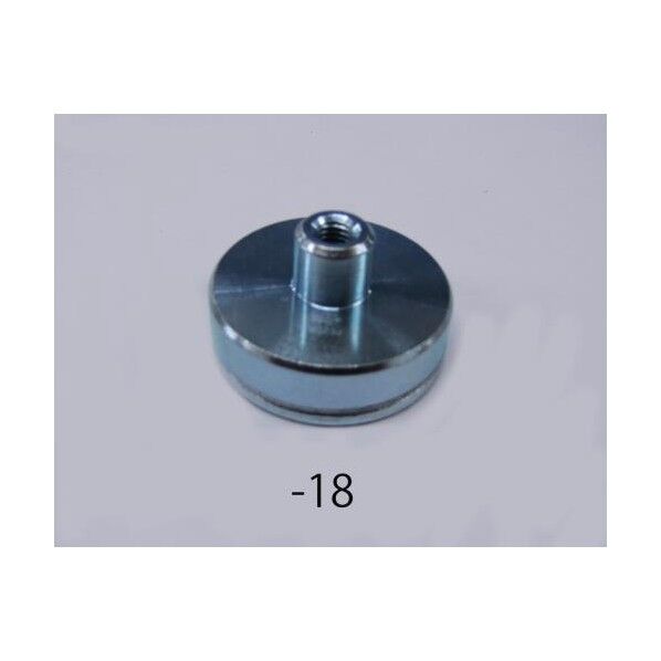 直径32x7.0mm強力マグネット(ねじ穴付) φ32×7(ネジ穴込:15.5)mm EA781EE-18