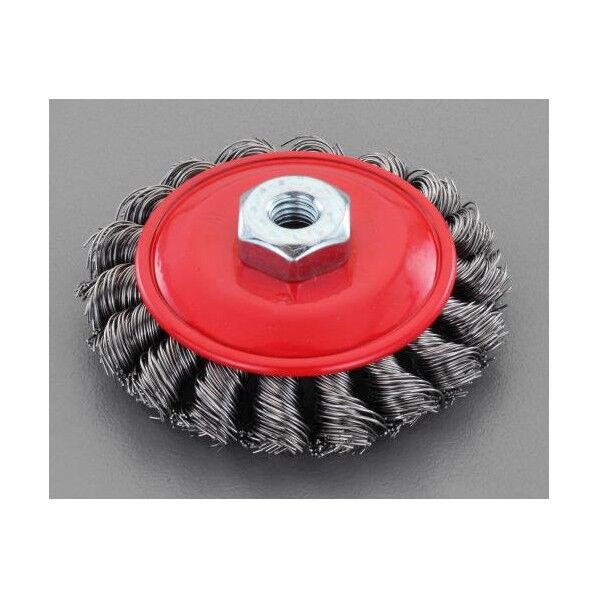 ワイヤーブラシ(ベベル型/スチール製ツイスト)