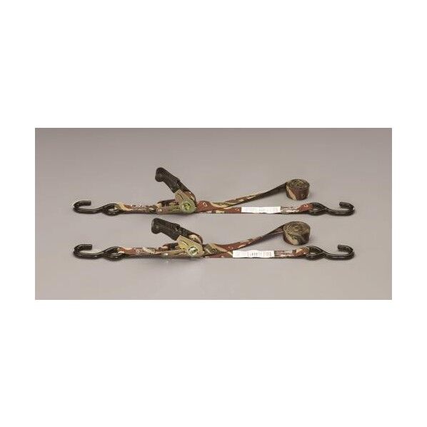 ベルト荷締機(ラチェット式) カモー 25mmx3.6m EA982BA-11C 2本