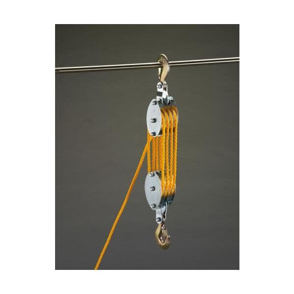 200kgロープホイスト(直径7mmx20mロープ付) EA987CH-10 1個