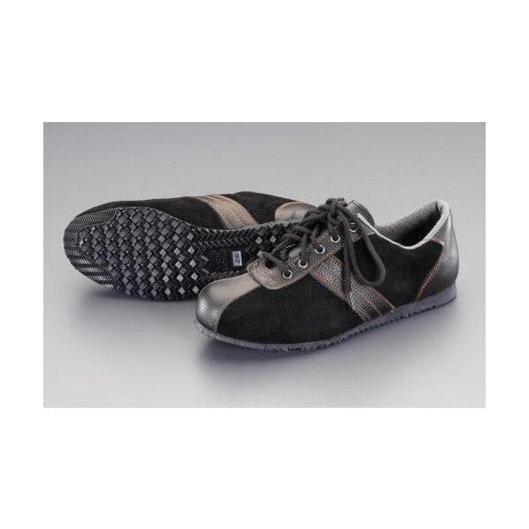 安全靴(革製) 黒/黒 24.5cm EA998RS-24.5 1