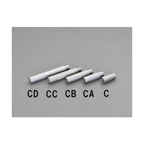 R1 x75mm片ねじニップル(ステンレス製)