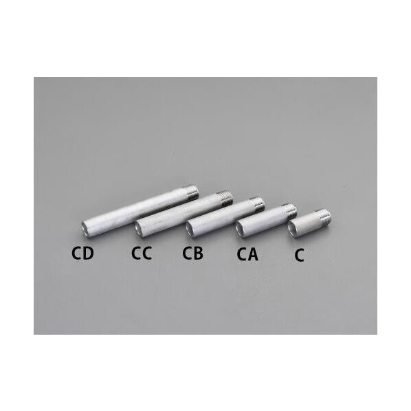 R1 x150mm片ねじニップル(ステンレス製)