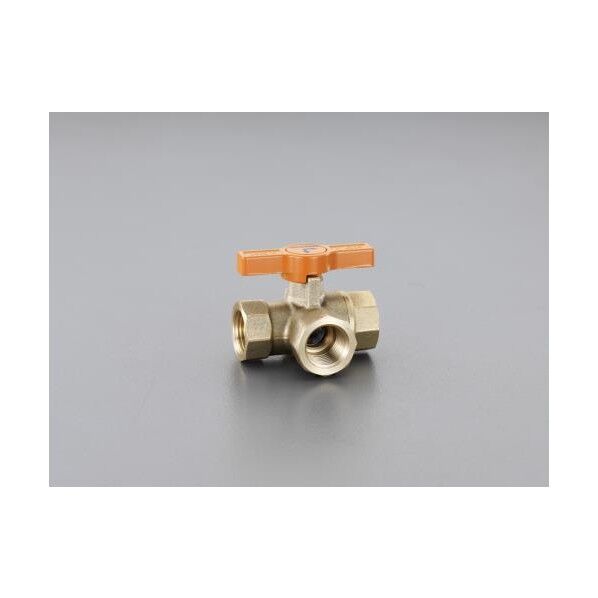 Rc1/4 三方ボールバルブ(真鍮製)