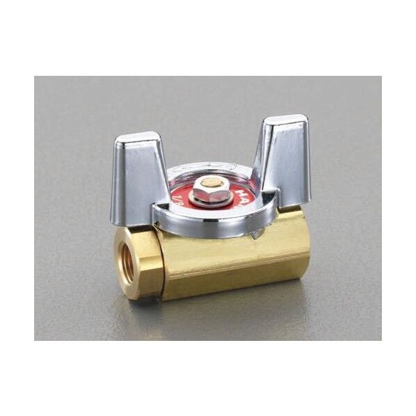 PT1/8 ボールバルブ 19.5(W)×40(L)×38.5(H)mm EA496EA-16 1