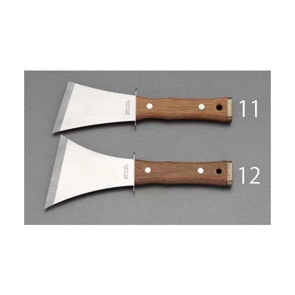 95x220mmツバ付貫通柄スクレーパー(ステンレス製)