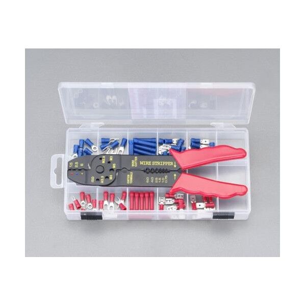 圧着端子セット(圧着ペンチ付)