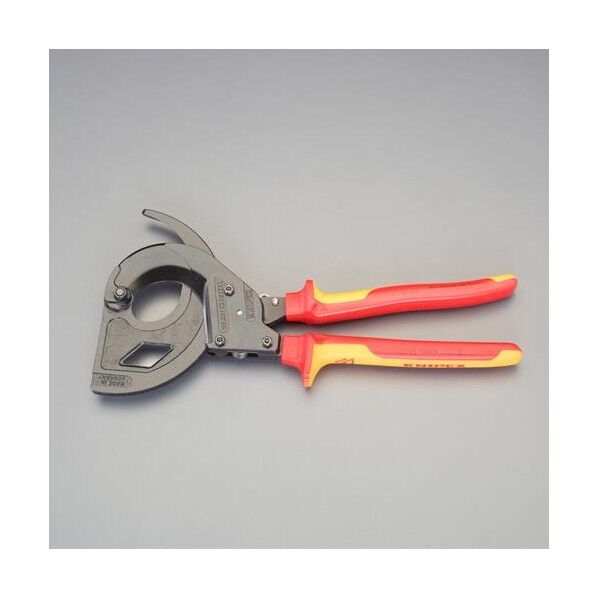 60mm/320mm絶縁ケーブルカッター(ラチェット/グリップ付)