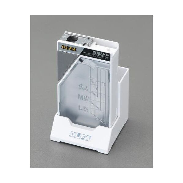 スタンド式刃折器 本体:60×20×110(H)mm スタンド使用時:66×66.5×116(H)mm EA589BR-14 1