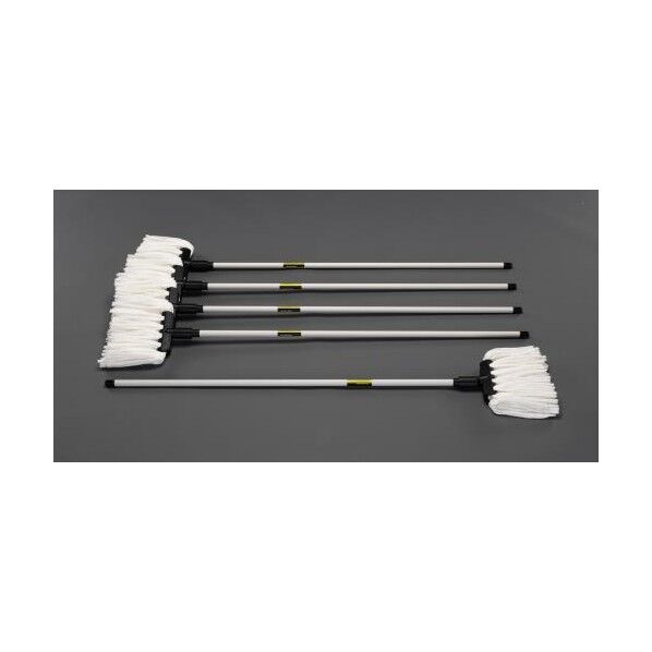 180x1335mm水拭きモップ 柄全長:約1335mm、 モップ:約240×220mm EA928AB-311