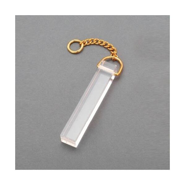 18x150mmアクリルキーホルダー 本体:18×18×150mm クリアー EA956V-83