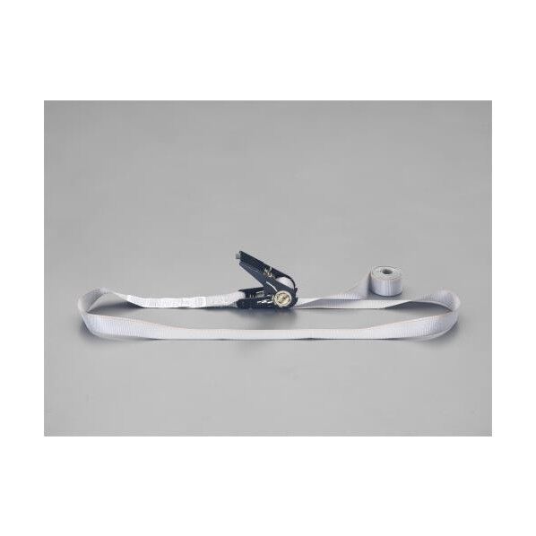 180kg/25mmx3.3mベルト荷締機(ラチェット式/灰)