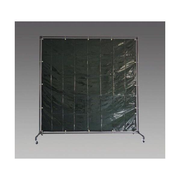 2000x2150mm溶接作業フェンスセットダークグリーン
