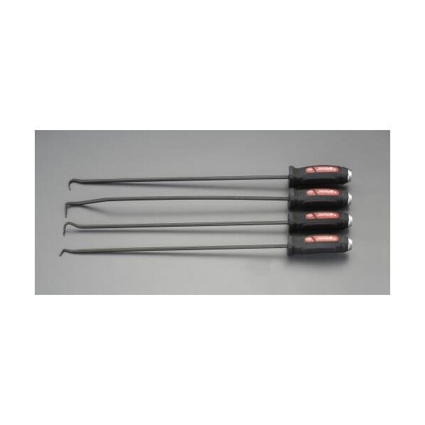 4本組ロングフックピックセット貫通柄 EA566DK 1