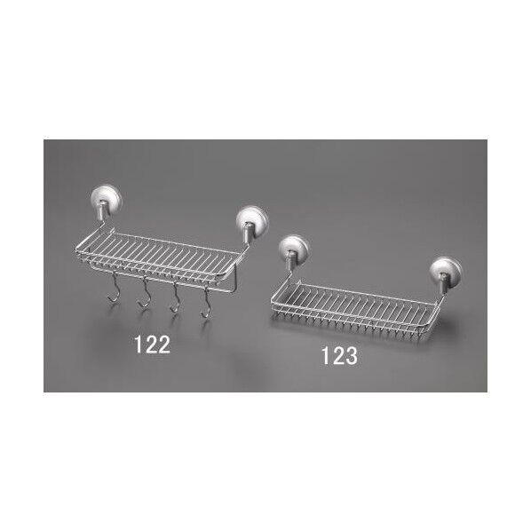 307x126x83mmステンレストレー吸盤式 EA638LA-122