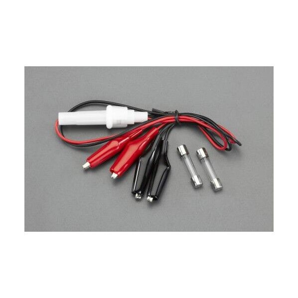 テストリード両端クリップ/ヒューズホルダー/2本