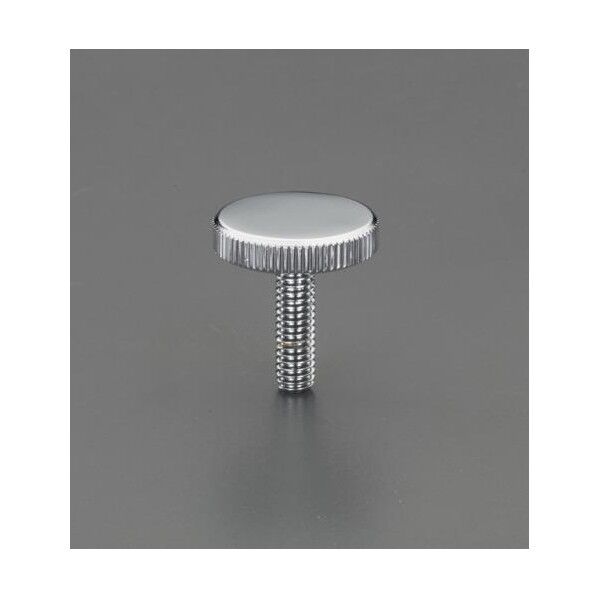 M5x10mm/φ20mmローレットノブ雄ねじ/スチール製 EA948BB-83