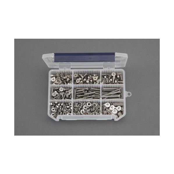 M6皿頭小ねじ・ナット・ワッシャーセットステンレス