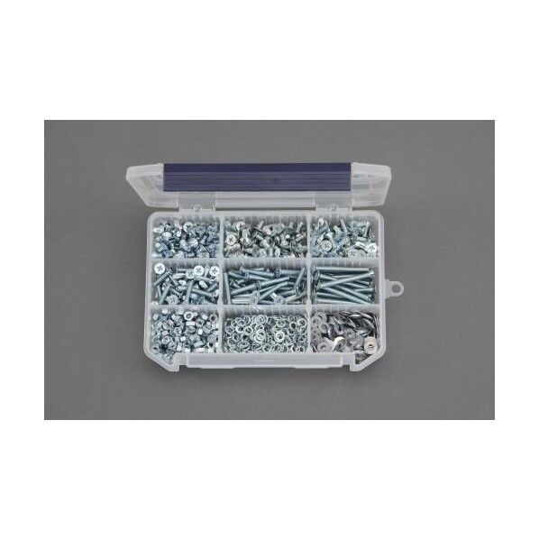 M5皿頭小ねじ･ナット･ワッシャーセットユニクロメッキ