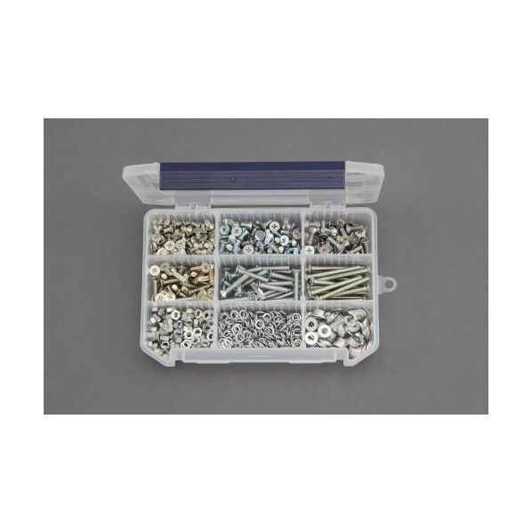 M5皿頭小ねじ・ナット・ワッシャーセット三価クロメート EA949AF-67 1