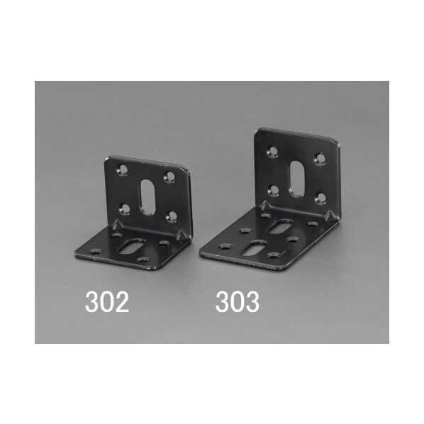 42x62x2mm連結金具スチール製・黒塗装