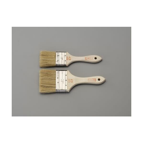 エスコ(esco) 2本組 油性ペイント・ニス用刷毛 EA109HA-52...
