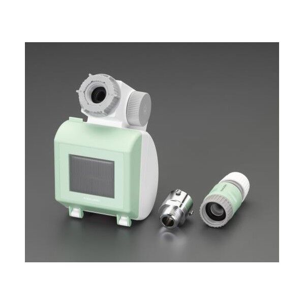 G 3/4' 散水用タイマー(ソーラー兼電池式 G1/2'口金 EA124LR-11 1