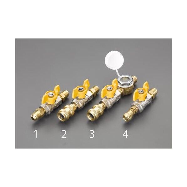 F3/8' x F3/8' ボールバルブ(サービス用) EA496EH-1