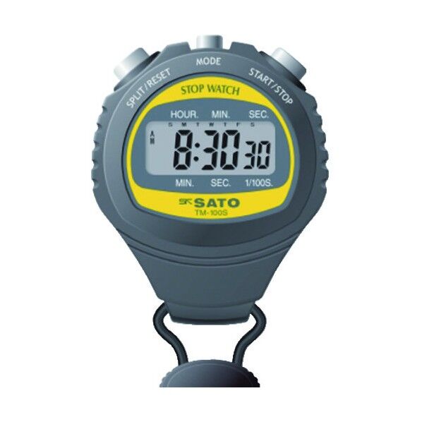 デジタルストップウォッチ TM-100S 2-9609-01 1点.