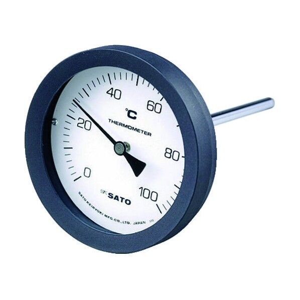 バイメタル式温度計