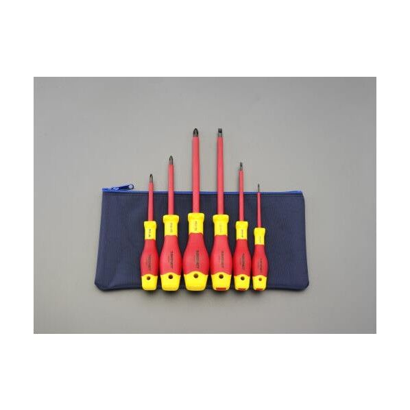 6本組 ドライバー(絶縁) EA557SA