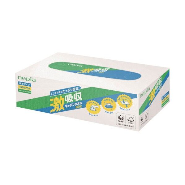 激吸収キッチンタオルBOXバラ入 31013 1点