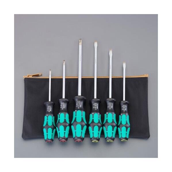 6本組 [+ -]ドライバー･ソフトグリップ(ケース付)