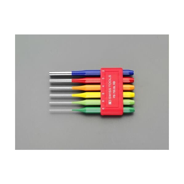 エスコ(esco) 2.0-8.0mm/6本組 平行ピンポンチ EA572AE...